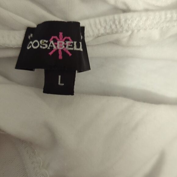 Cosabella White Stretch Lace Edged Camisole Top - Picture 7 of 7